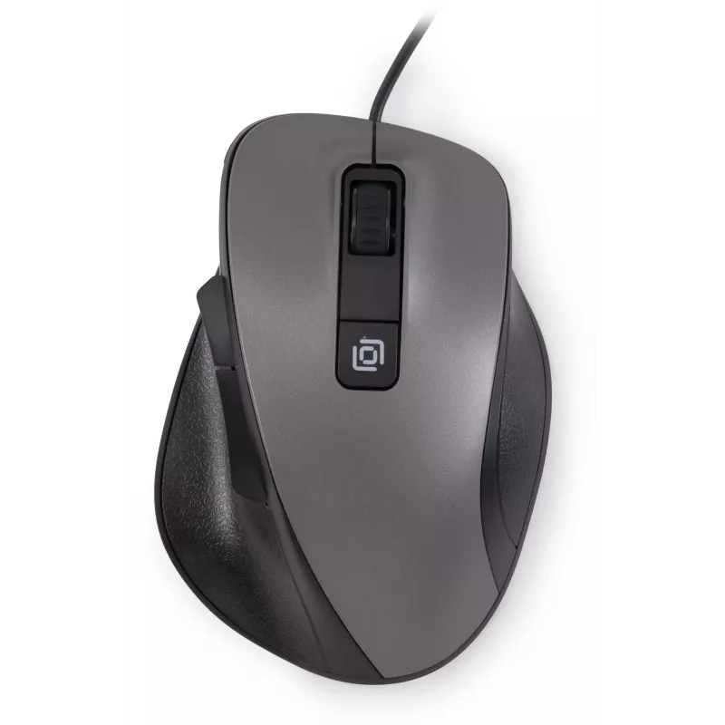 Мышь Оклик 504M черный/серый оптическая 3600dpi silent USB 6but (2004741)