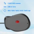Мышь Оклик 504M черный/серый оптическая 3600dpi silent USB 6but (2004741)
