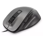 Мышь Оклик 504M черный/серый оптическая 3600dpi silent USB 6but (2004741)