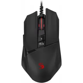 Мышь A4Tech Bloody W65 Max Mini черный оптическая 12000dpi USB 9but (W65 MAX MINI STONE BLACK)