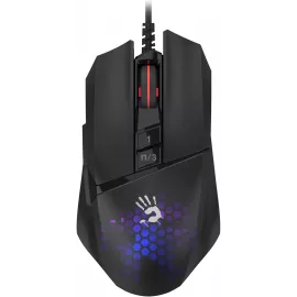 Мышь A4Tech Bloody W65 Max Mini черный оптическая 12000dpi USB 9but (W65 MAX MINI HONEYCOMB)