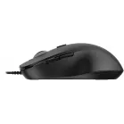 Мышь Оклик 211M черный оптическая 2400dpi USB для ноутбука 6but