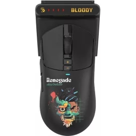 Мышь A4Tech Bloody R72 Ultra Duo Renegade черный оптическая 20000dpi беспров. USB/USB-C 7but