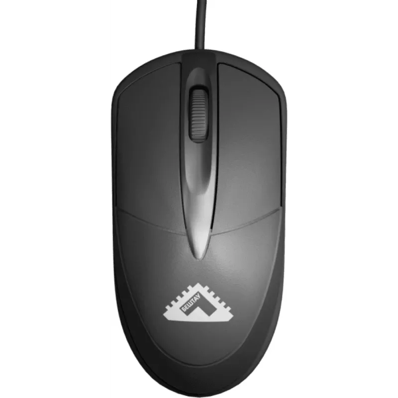 Мышь Бештау черный оптическая 1200dpi USB 2but (М100РУ)