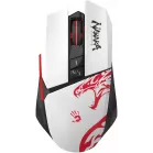 Мышь A4Tech Bloody R36 Ultra белый/черный/красный оптическая 12000dpi беспров. USB 7but (R36 ULTRA NARAKA USB)