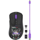 Мышь A4Tech Bloody R73 Pro черный/рисунок оптическая 26000dpi беспров. USB/USB-C 7but (R73 PRO CYPHER GHOST)