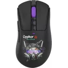 Мышь A4Tech Bloody R73 Pro черный/рисунок оптическая 26000dpi беспров. USB/USB-C 7but (R73 PRO CYPHER GHOST)