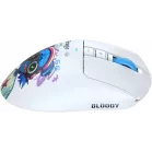 Мышь A4Tech Bloody R73 Pro белый/рисунок оптическая 26000dpi беспров. USB/USB-C 7but (R73 PRO NYX MIRAGE)