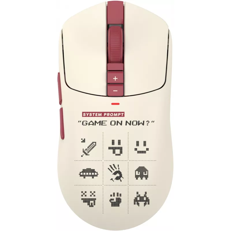 Мышь A4Tech Bloody R72 Ultra Duo белый/красный оптическая 20000dpi беспров. USB/USB-C 7but (R72 ULTRA DUO PIXELS RED)
