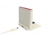 Мышь A4Tech Bloody R72 Ultra Duo белый/красный оптическая 20000dpi беспров. USB/USB-C 7but (R72 ULTRA DUO PIXELS RED)