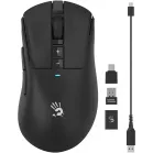 Мышь A4Tech Bloody R73 Ultra черный оптическая 20000dpi беспров. USB-C 7but (R73 ULTRA BLACK)