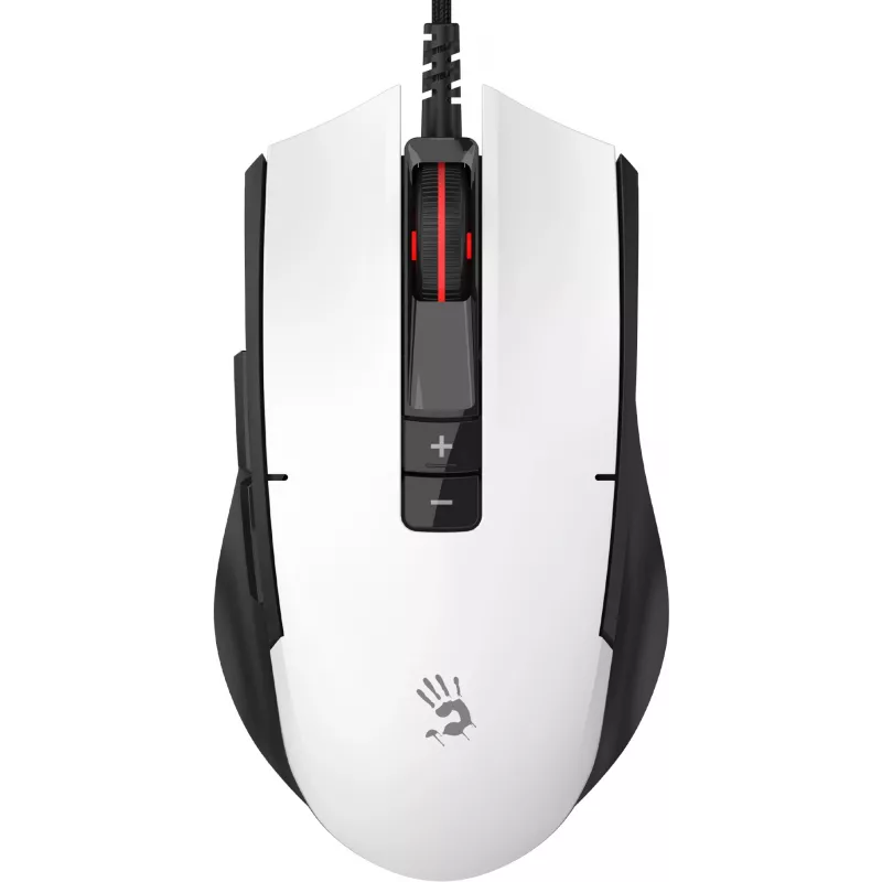 Мышь A4Tech Bloody ES8 белый оптическая 6000dpi USB 7but (ES8 PANDA WHITE)