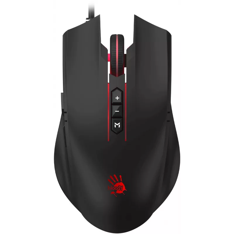 Мышь A4Tech Bloody ES7 черный оптическая 6000dpi USB 8but (ES7 STONE BLACK)