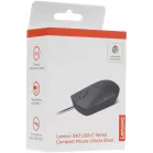 Мышь Lenovo 540 синий оптическая 2400dpi USB 3but (GY51D20878)