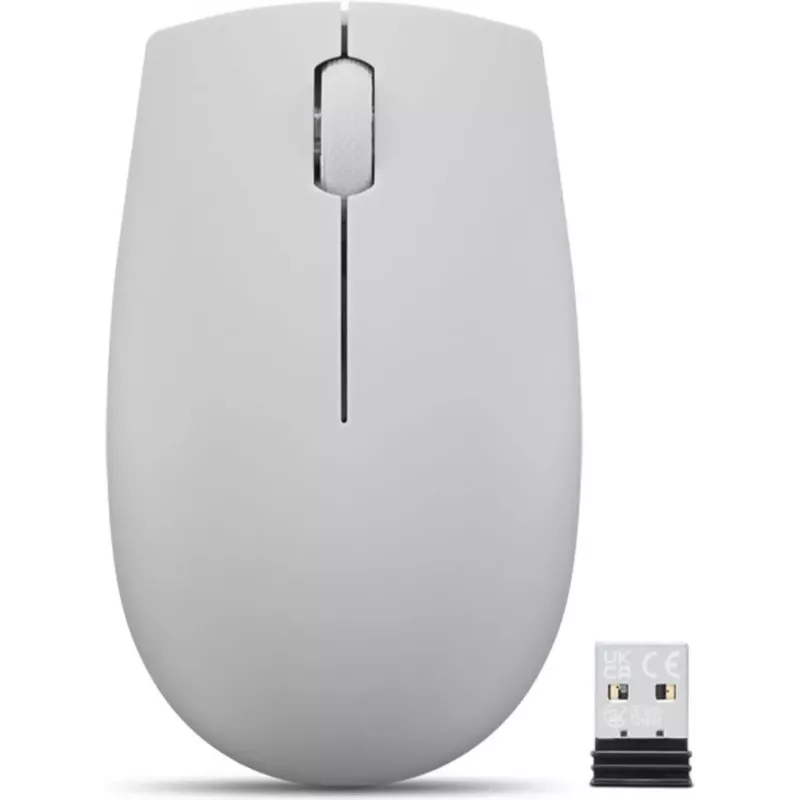 Мышь Lenovo 300 Wireless Compact серый оптическая 1000dpi беспров. USB 2but (GY51L15678)