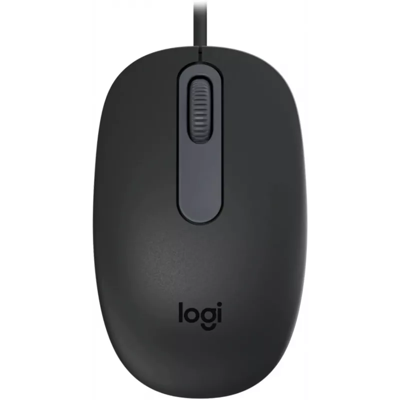 Мышь Logitech M86 черный оптическая 1000dpi USB для ноутбука (910-007661)