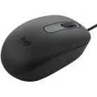 Мышь Logitech M86 черный оптическая 1000dpi USB для ноутбука (910-007661)