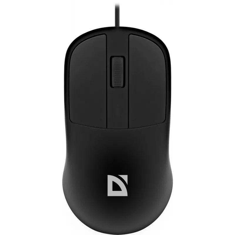 Мышь Defender Datum MS-980 черный оптическая 1200dpi USB для ноутбука 2but (52981)