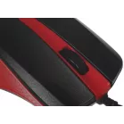Мышь Оклик 225M черный/красный оптическая 1200dpi USB для ноутбука 3but (288237)
