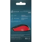 Мышь Оклик 225M черный/красный оптическая 1200dpi USB для ноутбука 3but (288237)