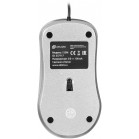 Мышь Оклик 155M серебристый оптическая 1600dpi USB 4but (337117)