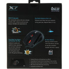 Мышь A4Tech X-7120 черный оптическая 2000dpi USB2.0 7but (X-710BK+X7-200MP)