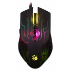 Мышь A4Tech Bloody Q51 черный/рисунок оптическая 6200dpi USB 8but