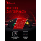 Мышь A4Tech Bloody Q51 черный/рисунок оптическая 6200dpi USB 8but