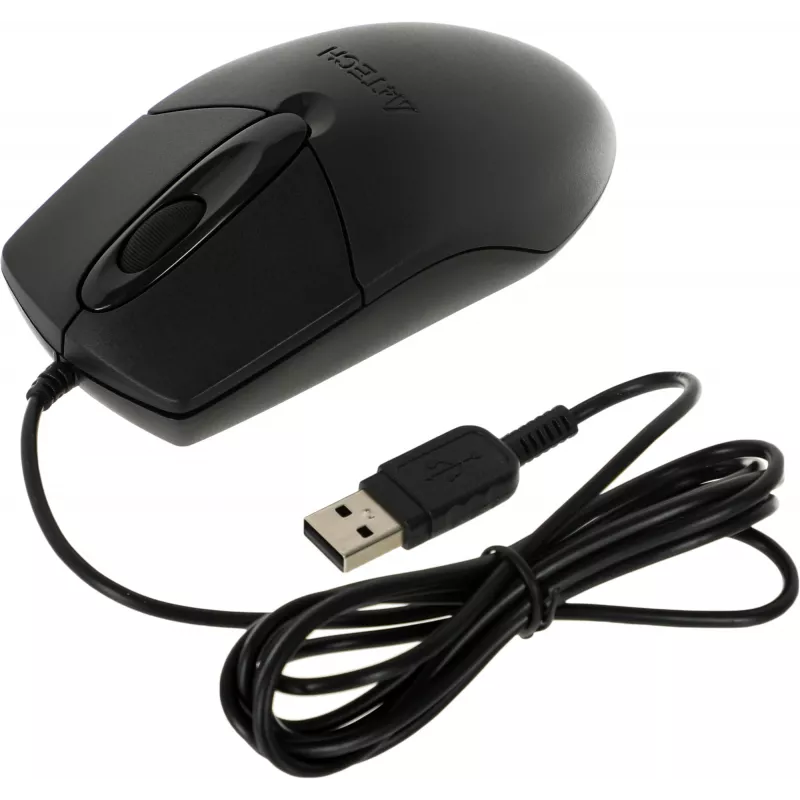 Мышь A4Tech OP-720 черный оптическая 1200dpi USB 3but (OP-720 USB (BLACK))