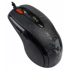 Мышь A4Tech V-Track F5 черный/рисунок оптическая 3000dpi USB 6but