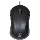 Мышь Оклик 115S черный оптическая 1200dpi USB для ноутбука 3but (711636)