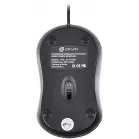 Мышь Оклик 115S черный оптическая 1200dpi USB для ноутбука 3but (711636)