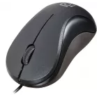 Мышь Оклик 115S черный оптическая 1200dpi USB для ноутбука 3but (711636)