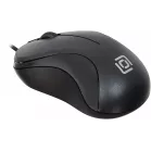 Мышь Оклик 115S черный оптическая 1200dpi USB для ноутбука 3but (711636)