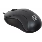 Мышь Оклик 115S черный оптическая 1200dpi USB для ноутбука 3but (711636)