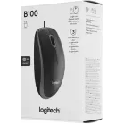 Мышь Logitech B100 черный оптическая 1000dpi USB 2but (910-003357)