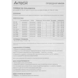 Мышь A4Tech V-Track Padless OP-550NU черный оптическая 1200dpi USB 3but