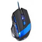 Мышь Оклик 775G Ice Claw черный оптическая (2400dpi) USB (7but)