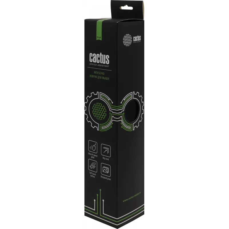 Коврик для мыши Cactus Black 900x400x3мм (CS-MP-PRO01XXL)