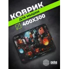 Коврик для мыши Cactus Scheme 400x300x3мм (CS-MP-PRO14XL)