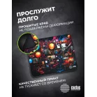 Коврик для мыши Cactus Wires 400x300x3мм (CS-MP-PRO15XL)