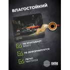 Коврик для мыши Cactus Orange Car рисунок 300x250x2мм (CS-MP-P06M)