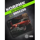 Коврик для мыши Cactus Red Car рисунок 300x250x2мм (CS-MP-P07M)