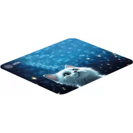 Коврик для мыши Cactus White Cat рисунок 300x250x3мм (CS-MP-D11M)