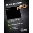 Коврик для мыши Cactus Black черный 300x250x2мм (CS-MPC-P01M)