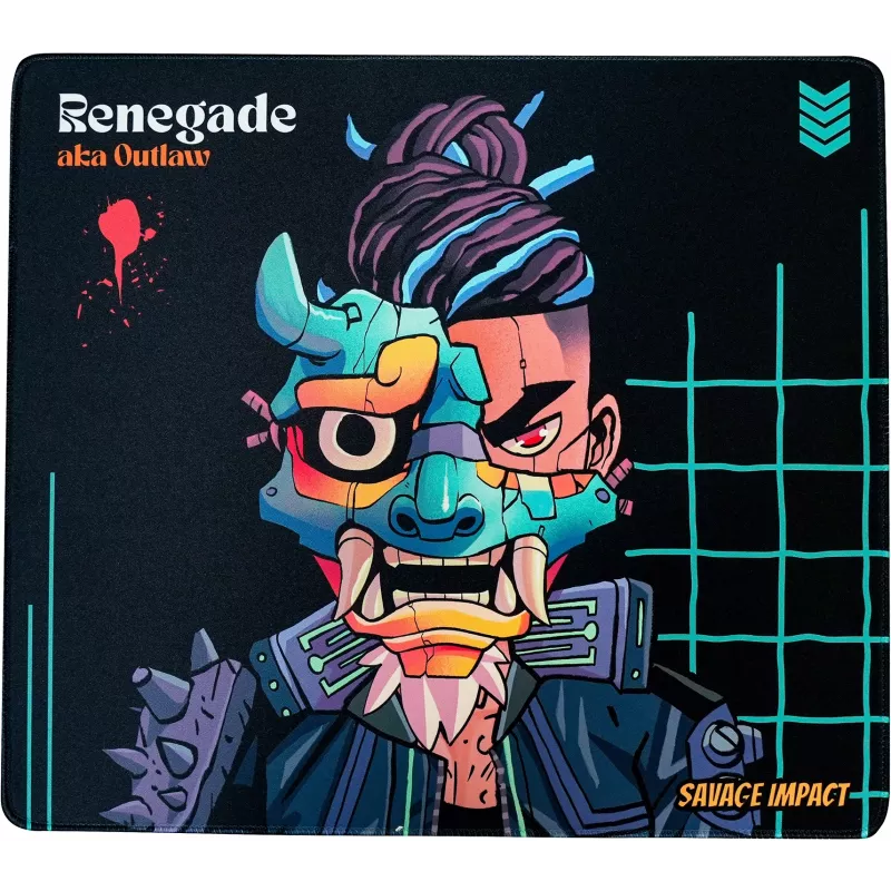 Коврик для мыши A4Tech Bloody BP-45 Renegade Midnight Большой рисунок 400x450x5мм (BP-45)