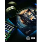 Коврик для мыши Cactus Wolf рисунок 400x300x3мм (CS-MP-PRO20XL)