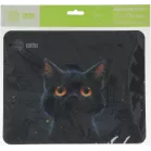 Коврик для мыши Cactus Black Cat 250x200x3мм (CS-MPC-D09S)