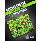 Коврик для мыши Cactus Frogs 300x250x3мм (CS-MPC-D09M)