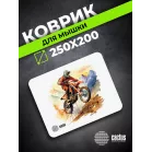 Коврик для мыши Cactus Motobike 250x200x3мм (CS-MP-D12S)